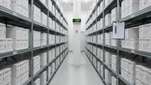 GDP compliance mistakes in pharma wholesale - temperature controlled warehouse with monitored medicine storage