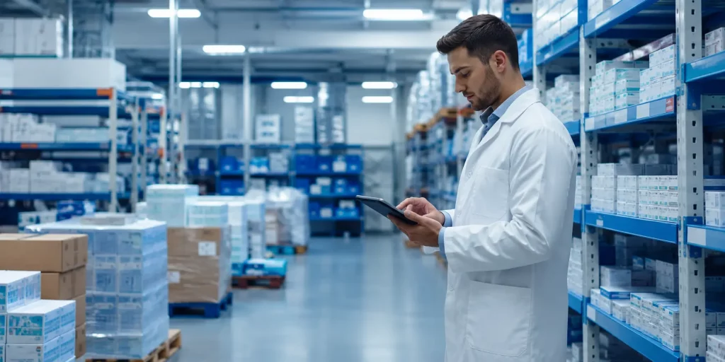 Hospital medicine procurement supplier UK, pharmaceutical distribution warehouse