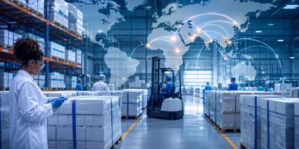 Institutional pharmaceutical procurement support for global healthcare distribution and export logistics