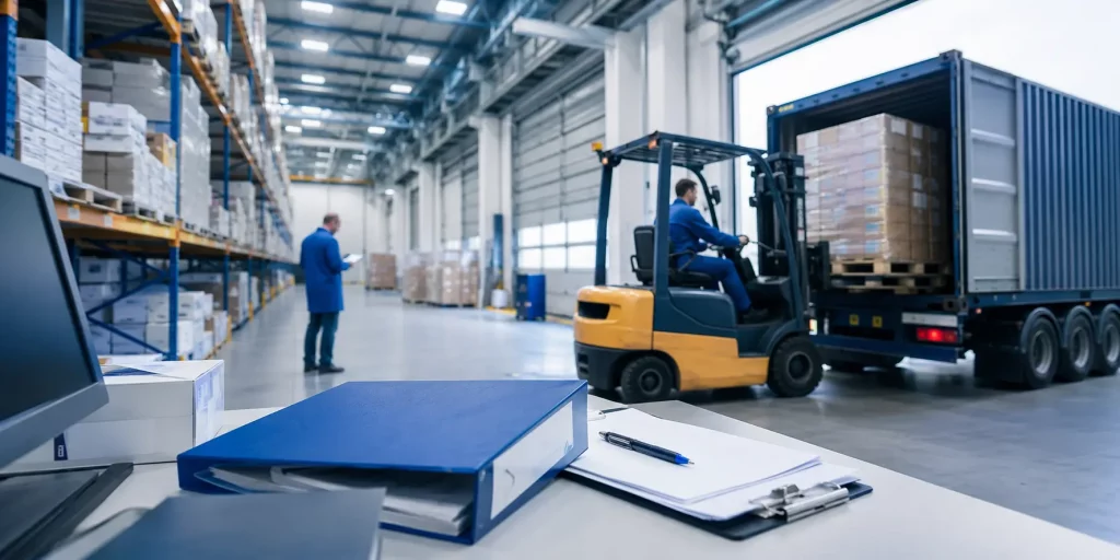 UK pharmaceutical export for authorised importers, warehouse and logistics hub