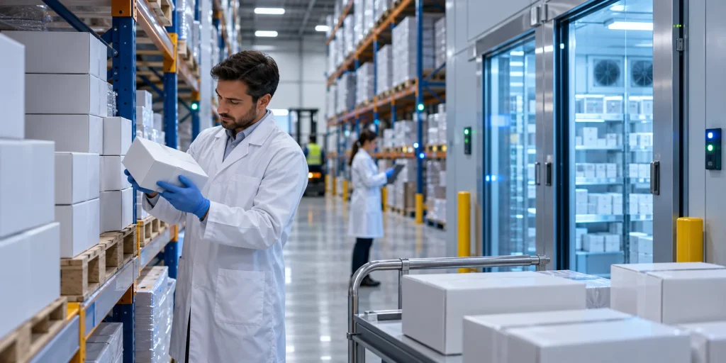 Mitigating procurement risks through GDP compliant pharmaceutical storage and quality checks in a UK warehouse