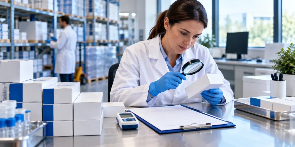 UK pharmaceutical wholesale regulations: quality checks on sealed medicine cartons and temperature records